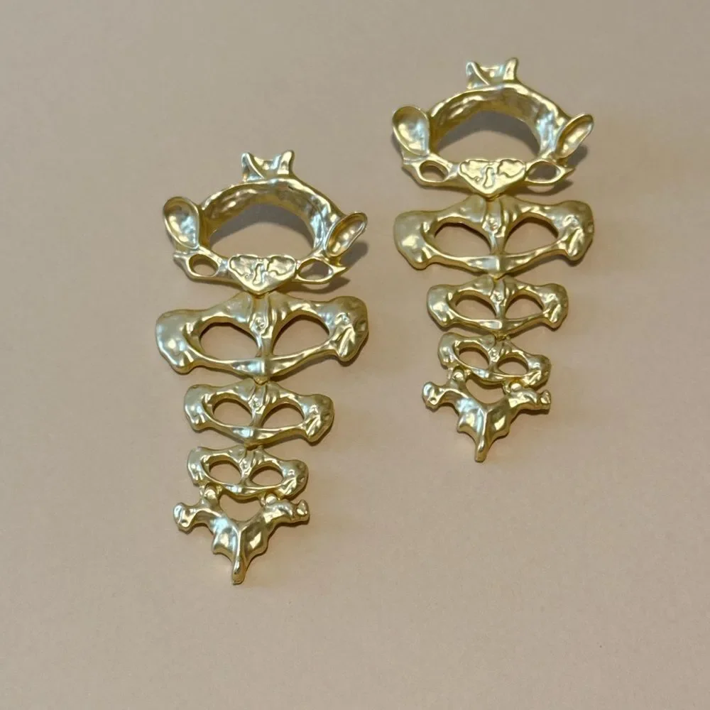 Skeleton earrings A839